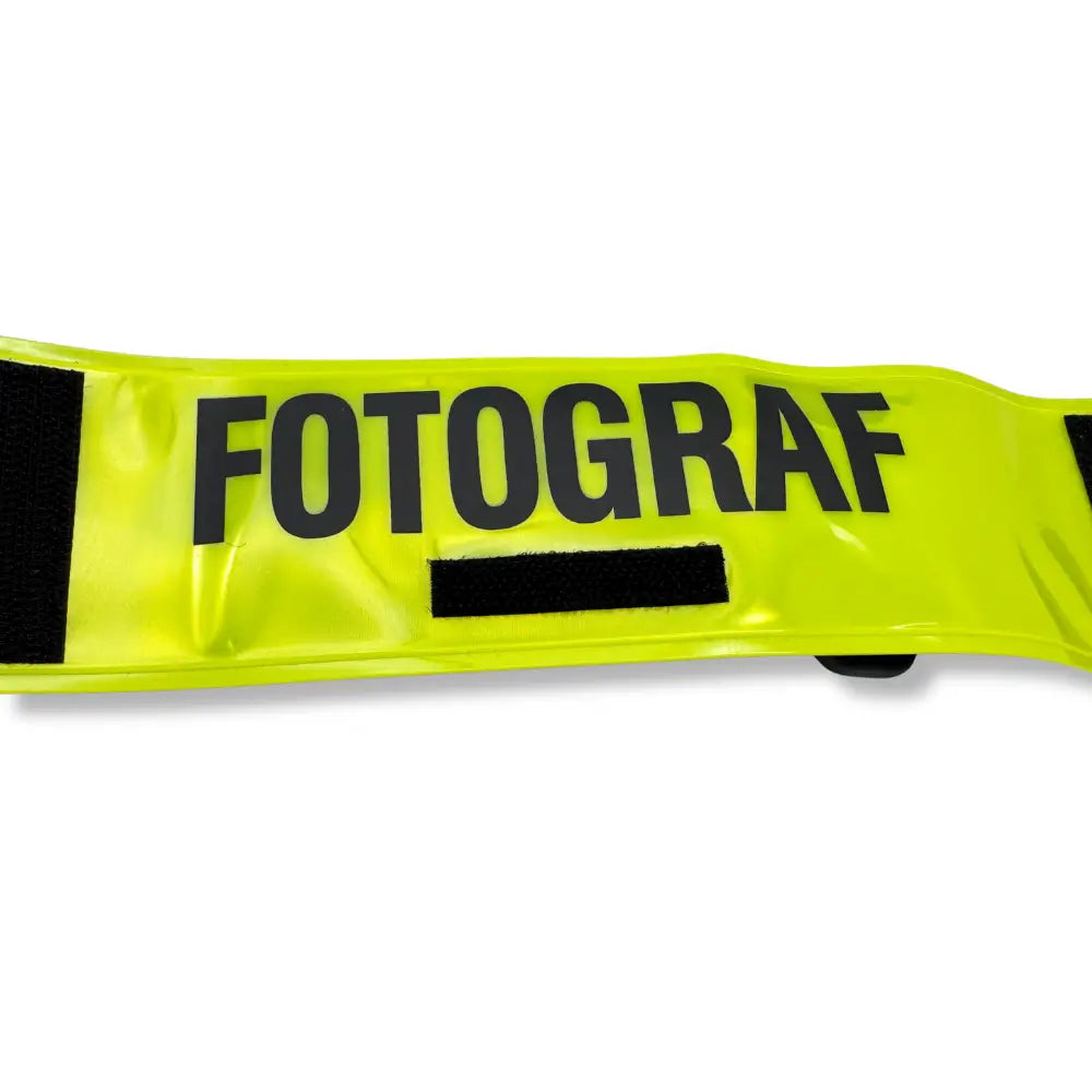 Armbinde HighViz, neongelb "FOTOGRAF"