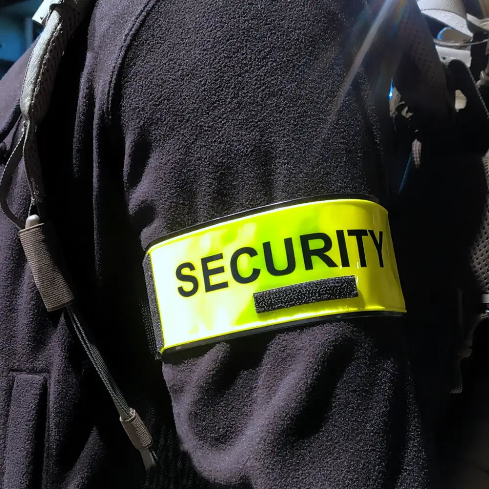Armbinde HighViz, neongelb mit Wunschaufdruck