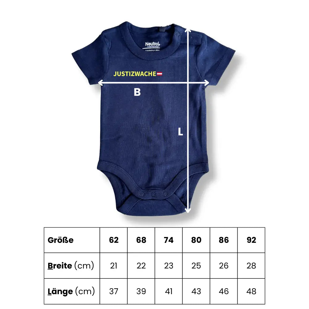 BabyBody kurzarm - JUSTIZWACHE (Österreich)