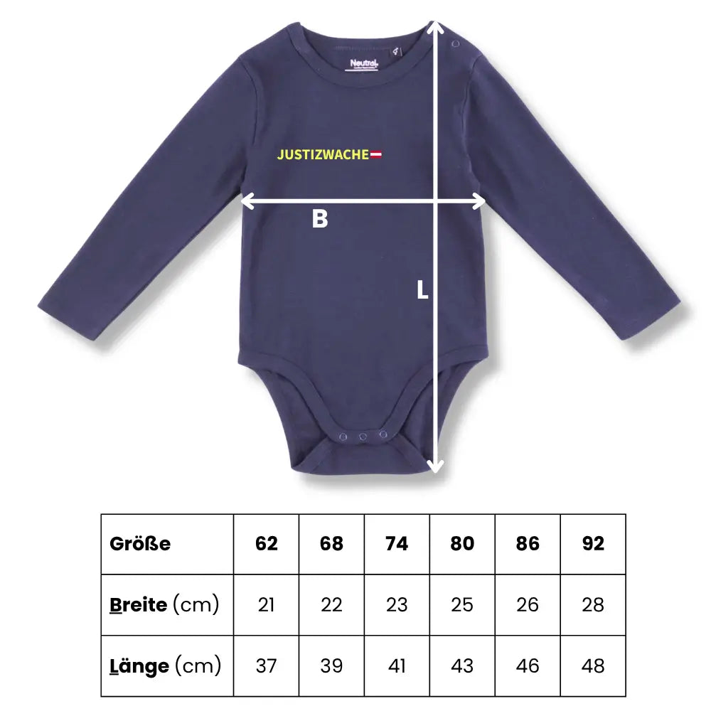 BabyBody langarm - JUSTIZWACHE (Österreich)