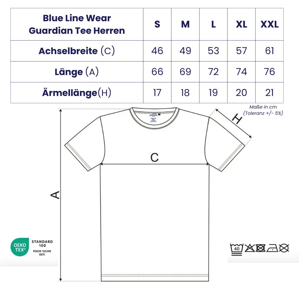 BLUE LINE WEAR Guardian Tee (Herren)