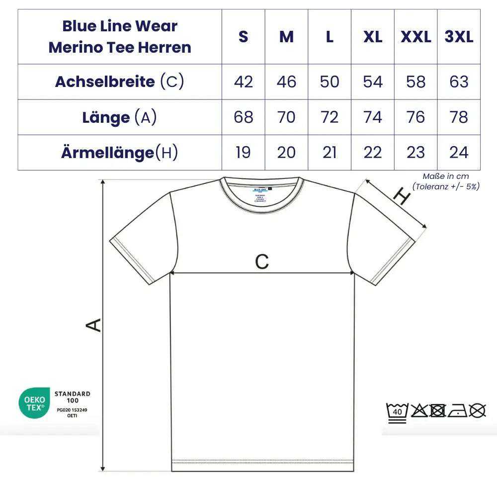 BLUE LINE WEAR Merino Tee