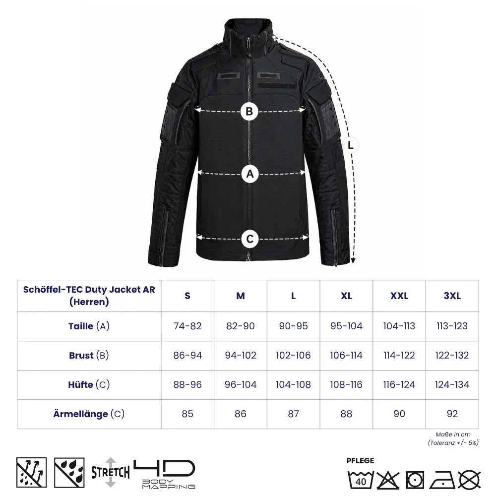 Schöffel TEC Duty Jacket AR – Leichte Hybridjacke für den Einsatz