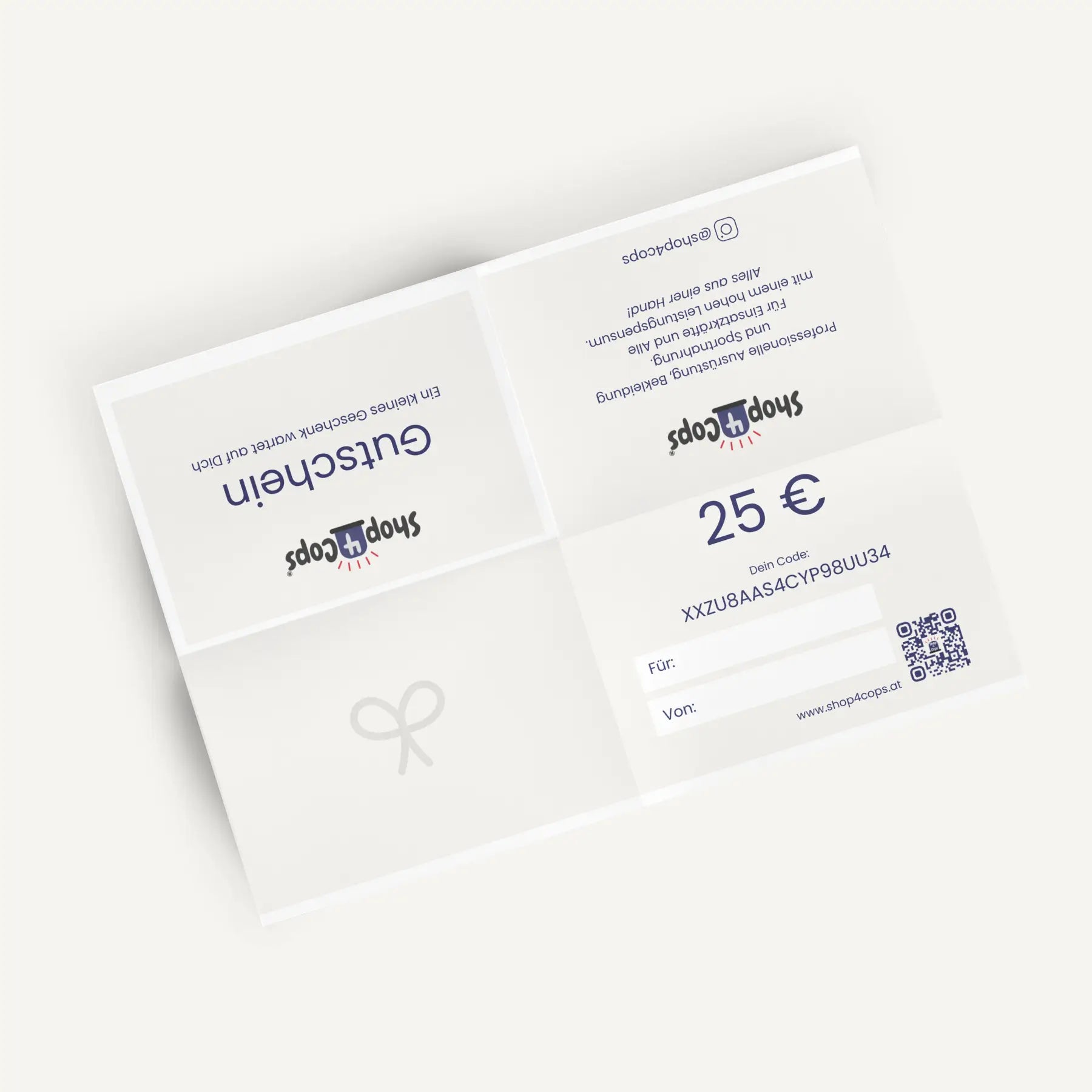 Shop4Cops Geschenkgutschein 25€
