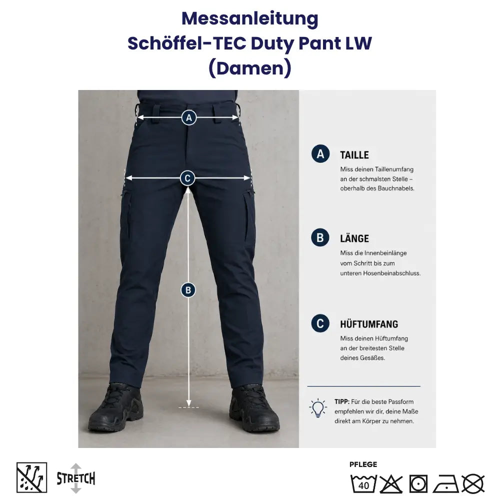 Schöffel TEC Duty Pants LW – Leichte Sommer-Einsatzhose (Damen)