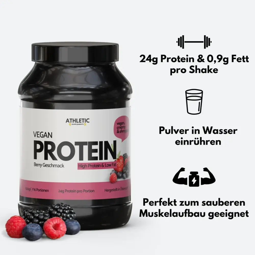 ATHLETIC SUPPLEMENTS Vegan Protein 500 g
