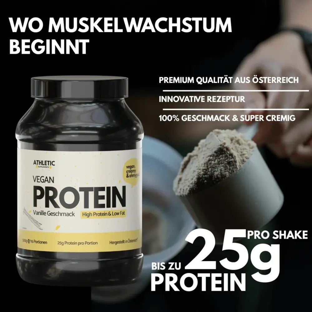 ATHLETIC SUPPLEMENTS Vegan Protein 500 g