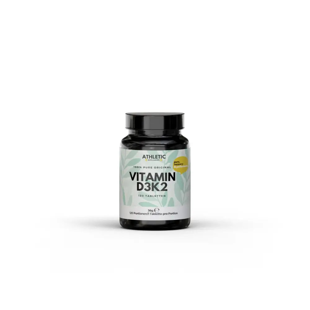 ATHLETIC SUPPLEMENTS Vitamin D3 K2 Tabletten Pure