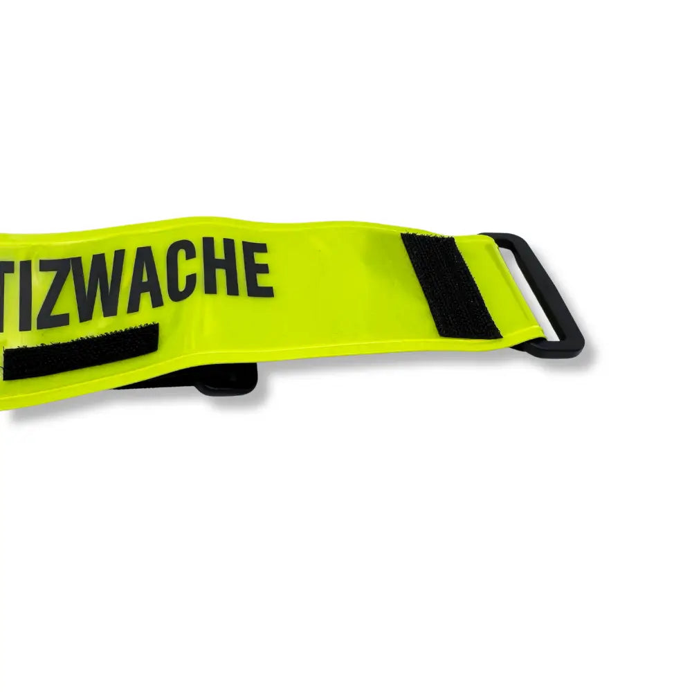 Armbinde HighViz, neongelb "JUSTIZWACHE"