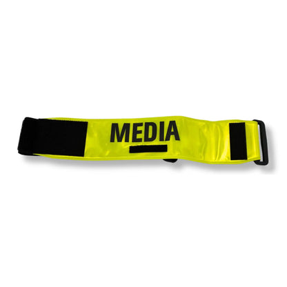 Armbinde HighViz, neongelb mit Wunschaufdruck