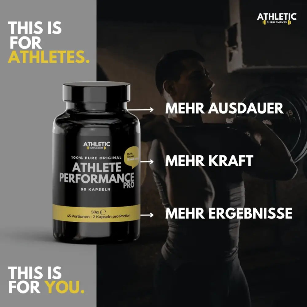 ATHLETIC SUPPLEMENTS Athlete Performance Pro Kapseln