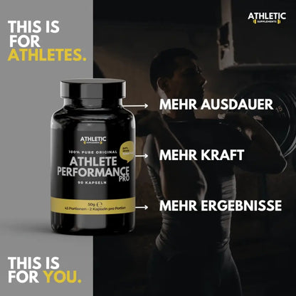 ATHLETIC SUPPLEMENTS Athlete Performance Pro Kapseln