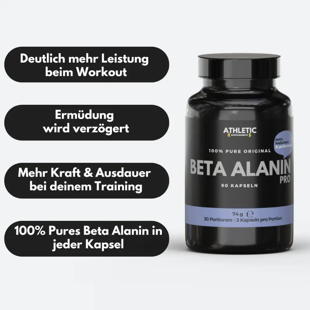ATHLETIC SUPPLEMENTS Beta Alanin Kapseln Pro
