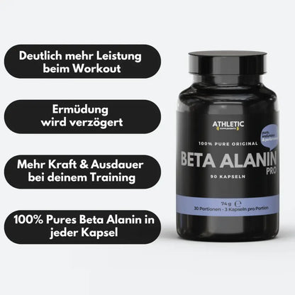 ATHLETIC SUPPLEMENTS Beta Alanin Kapseln Pro