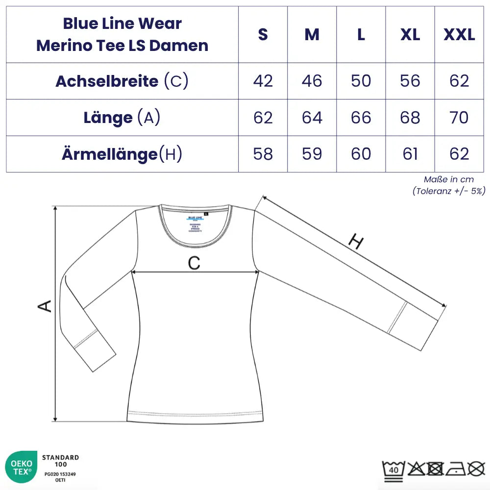 BLUE LINE WEAR Merino Tee LS