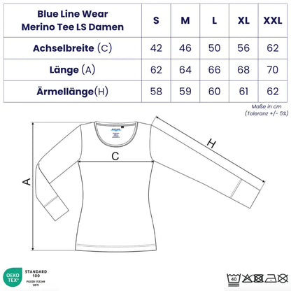 BLUE LINE WEAR Merino Tee LS