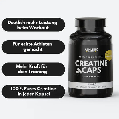 ATHLETIC SUPPLEMENTS Creatine Kapseln Pure
