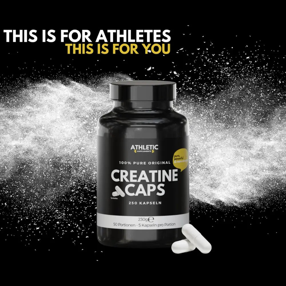 ATHLETIC SUPPLEMENTS Creatine Kapseln Pure