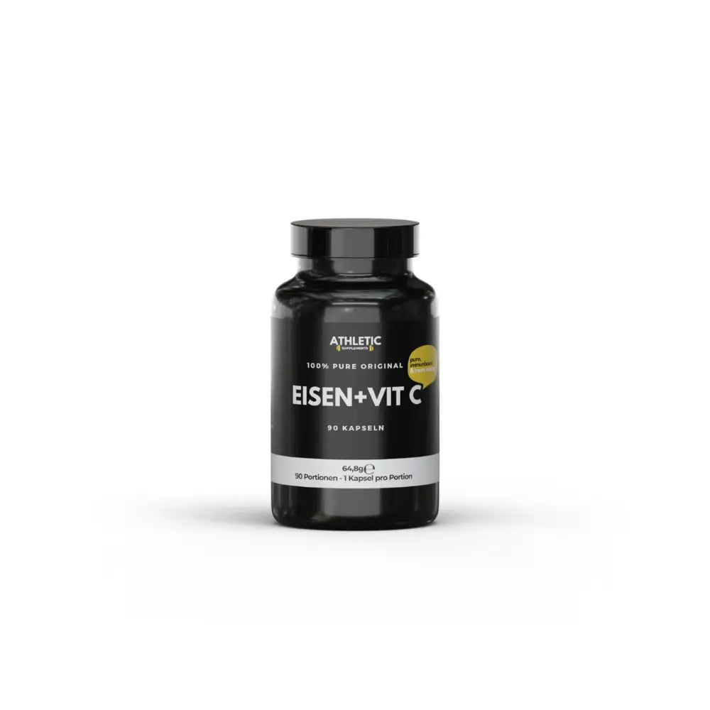 ATHLETIC SUPPLEMENTS Eisen + Vitamin C Kapseln Pure