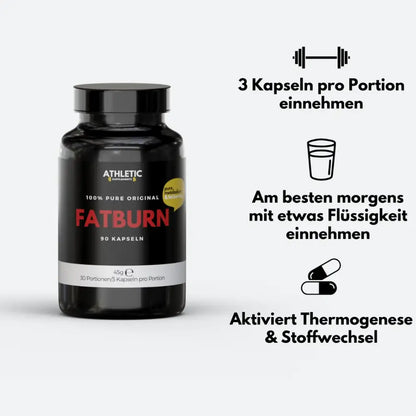 ATHLETIC SUPPLEMENTS Fatburn Kapseln Pure