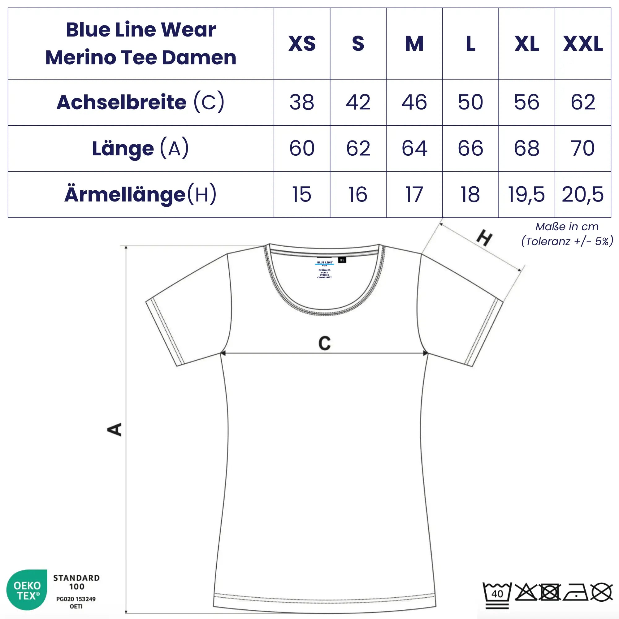 Blue Line Wear Merino Tee