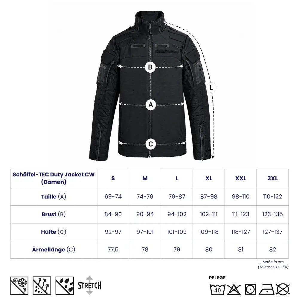 Schöffel-TEC L Duty Jacket CW – Einsatzjacke für kühlere Tage (Damen)