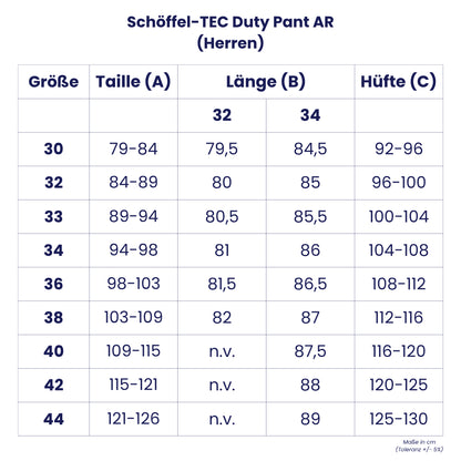 Schöffel TEC Duty Pants AR - Einsatzhose