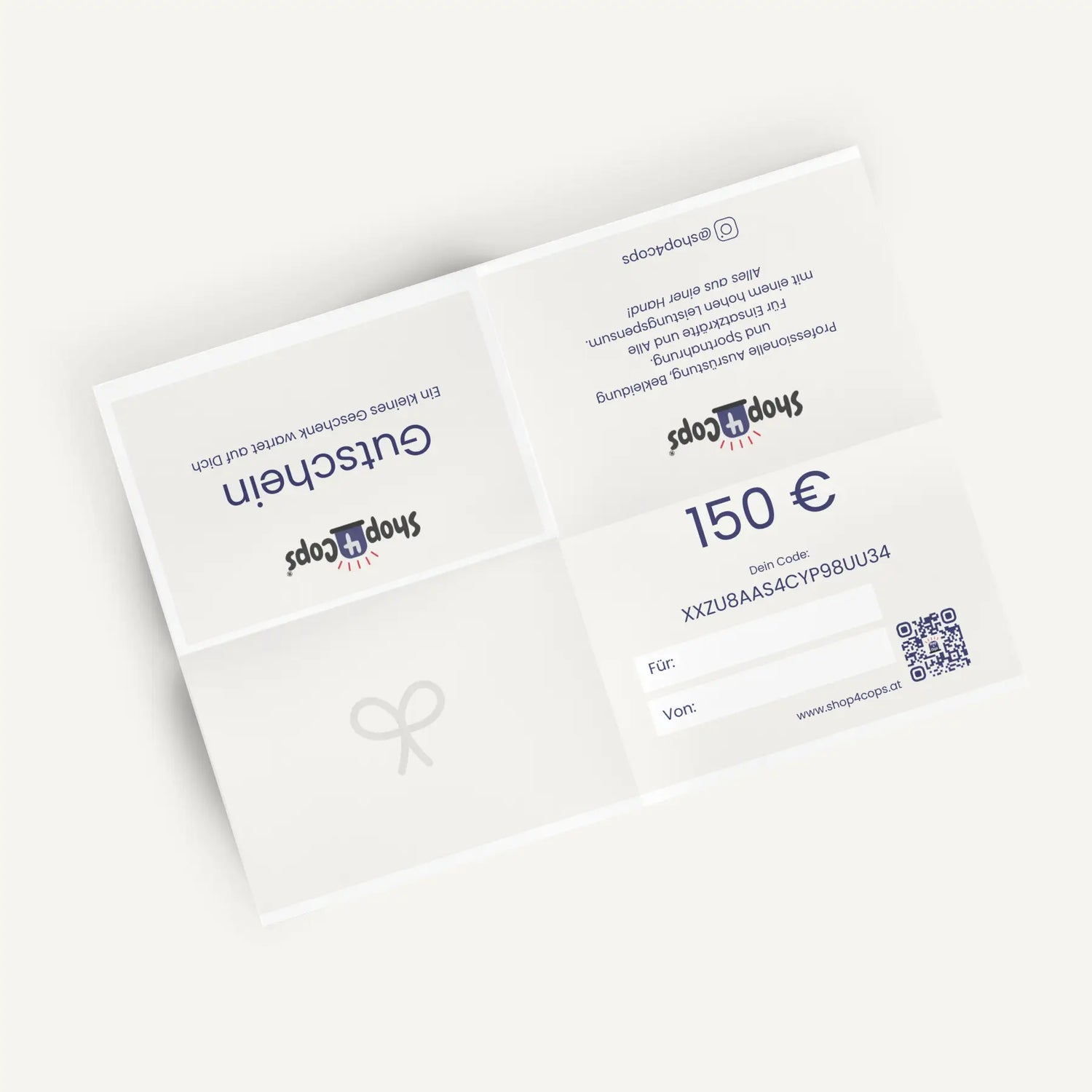 Shop4Cops Geschenkgutschein 150€