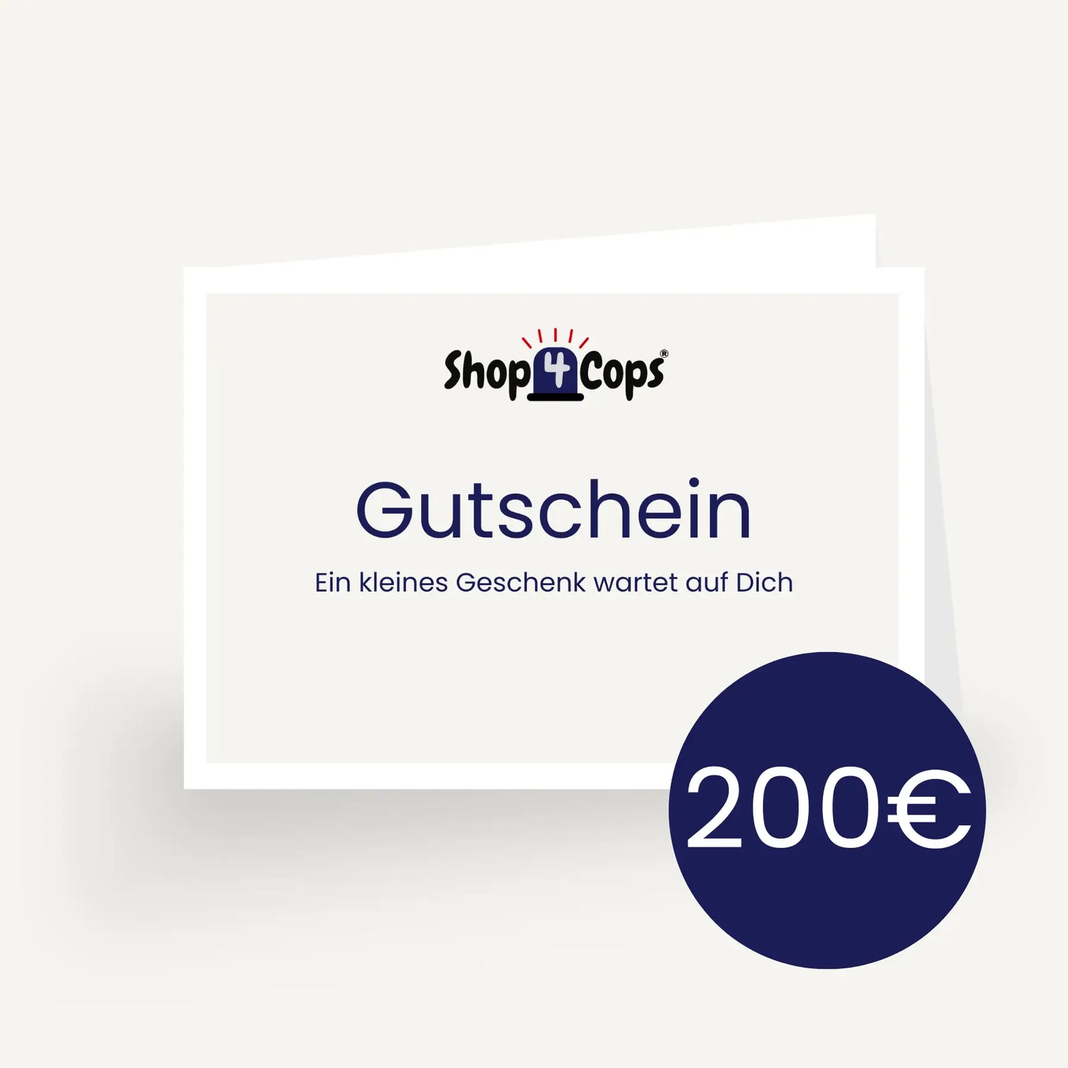 Shop4Cops Geschenkgutschein 200€