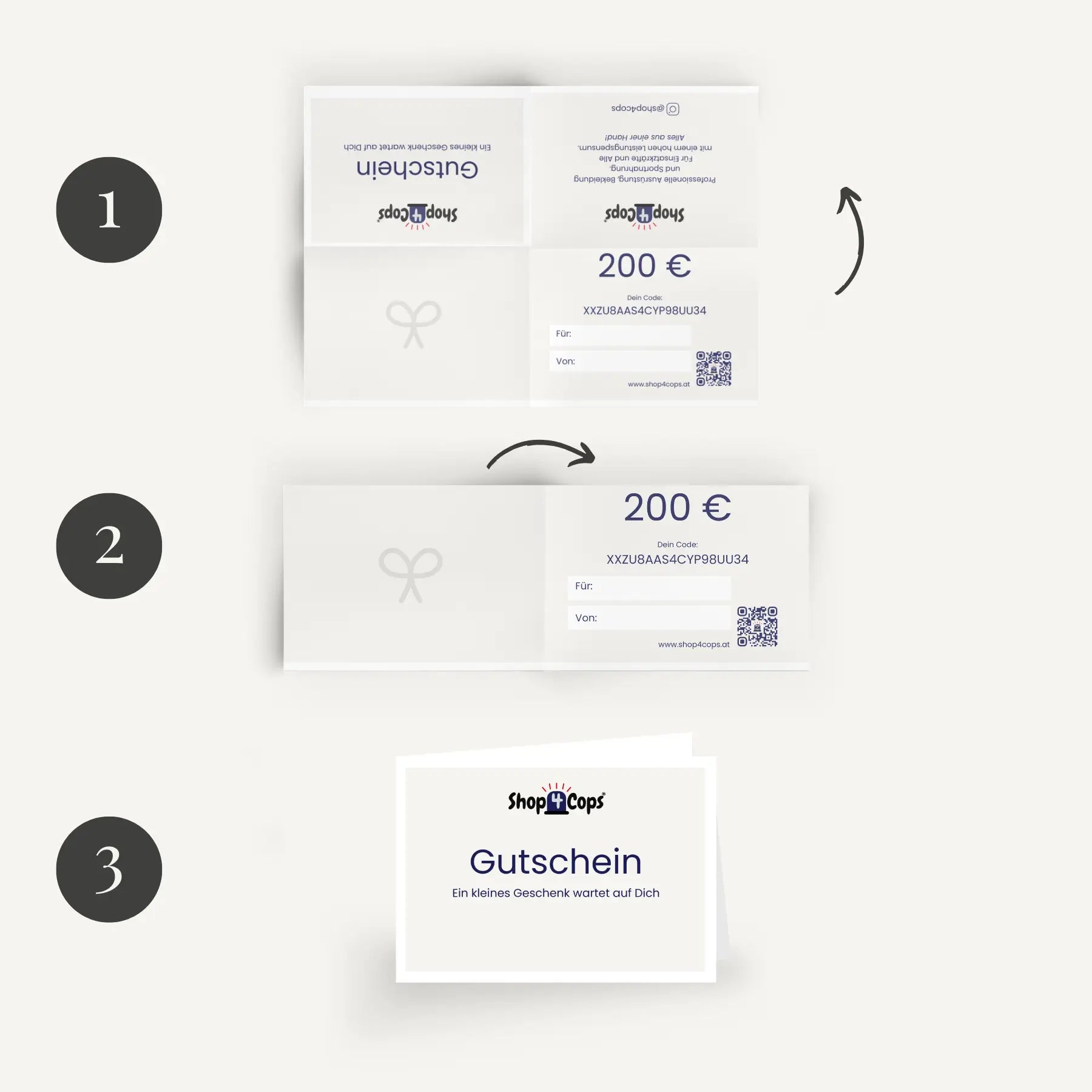 Shop4Cops Geschenkgutschein 200€