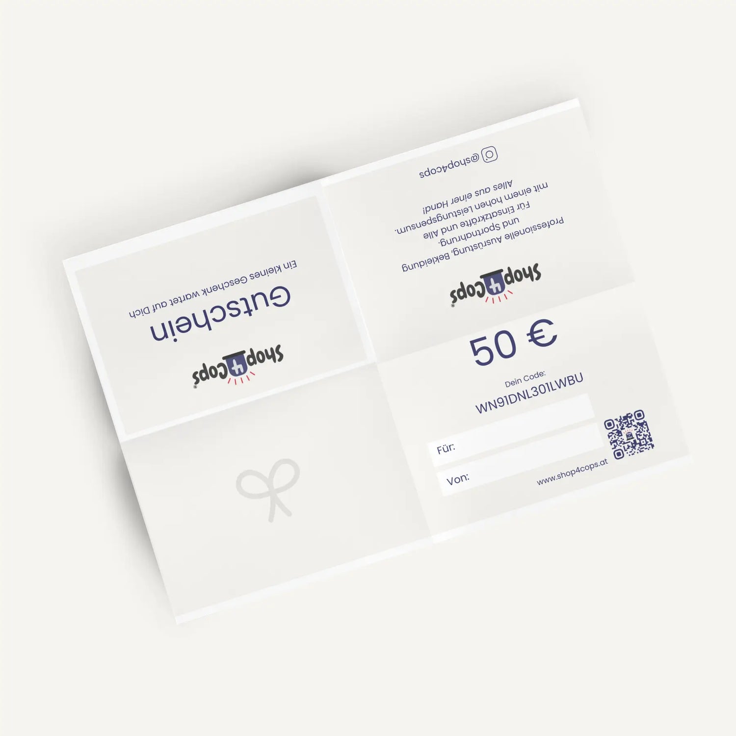 Shop4Cops Geschenkgutschein 50€