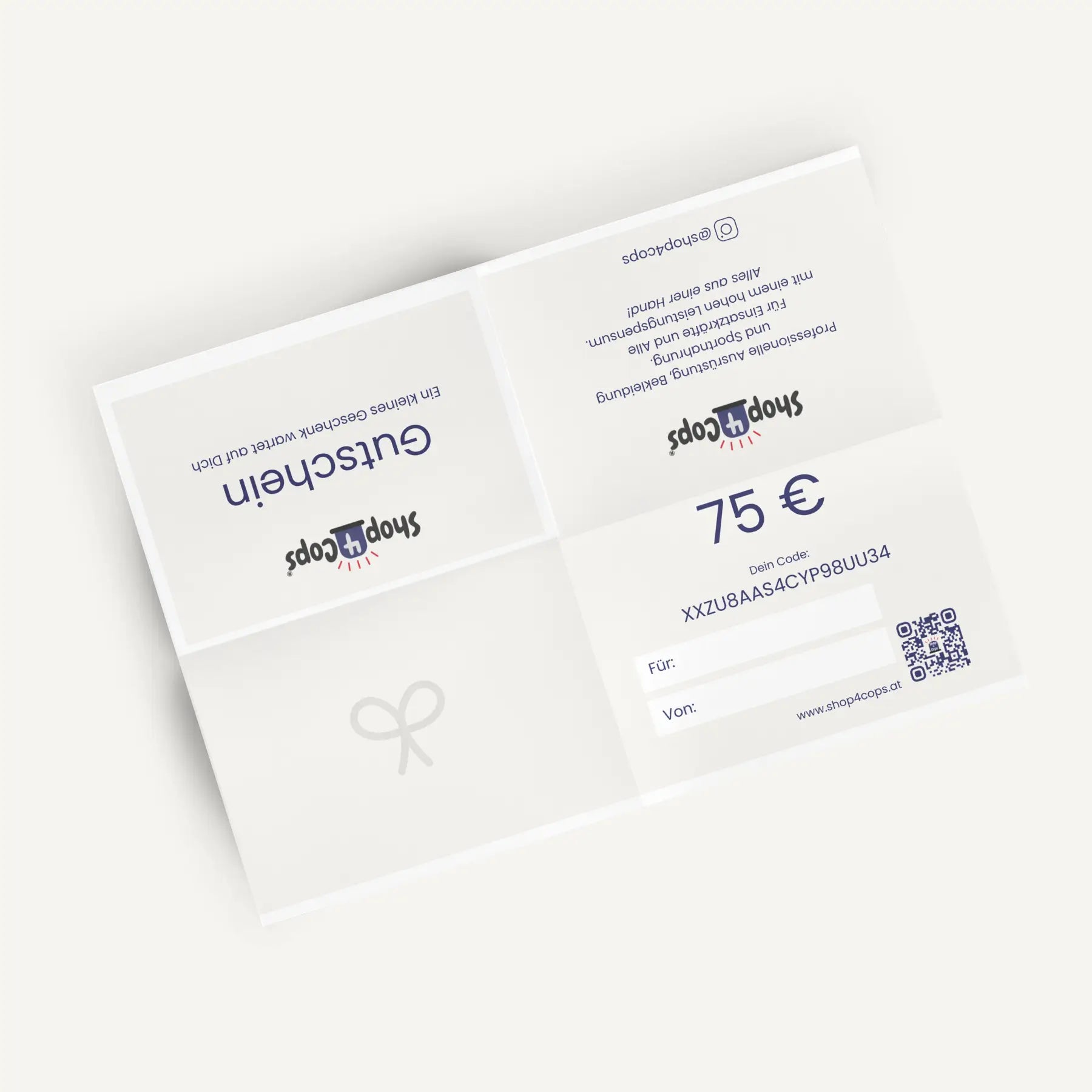 Shop4Cops Geschenkgutschein 75€
