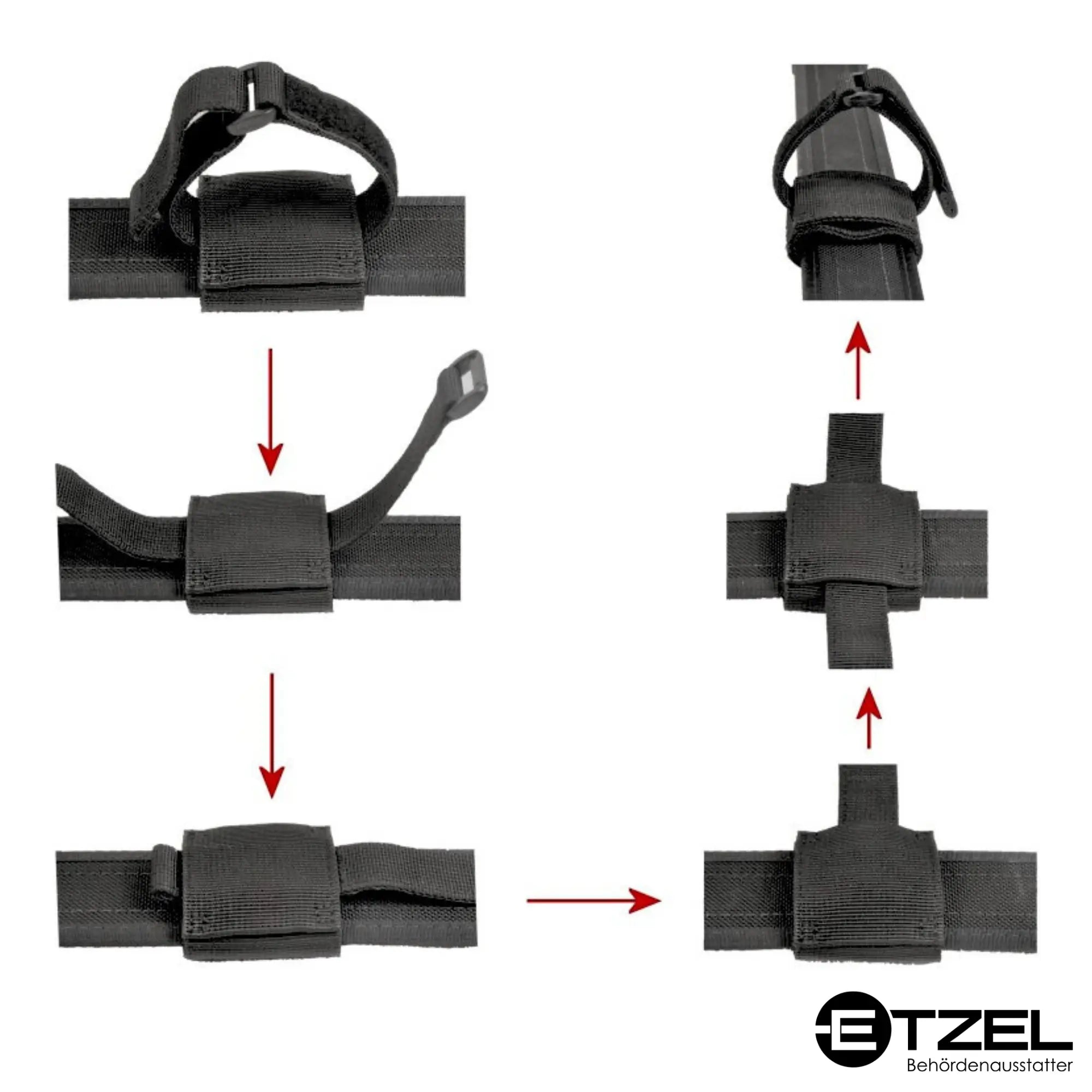 ETZEL® Handschuhholster/Tourniquethalter, universal