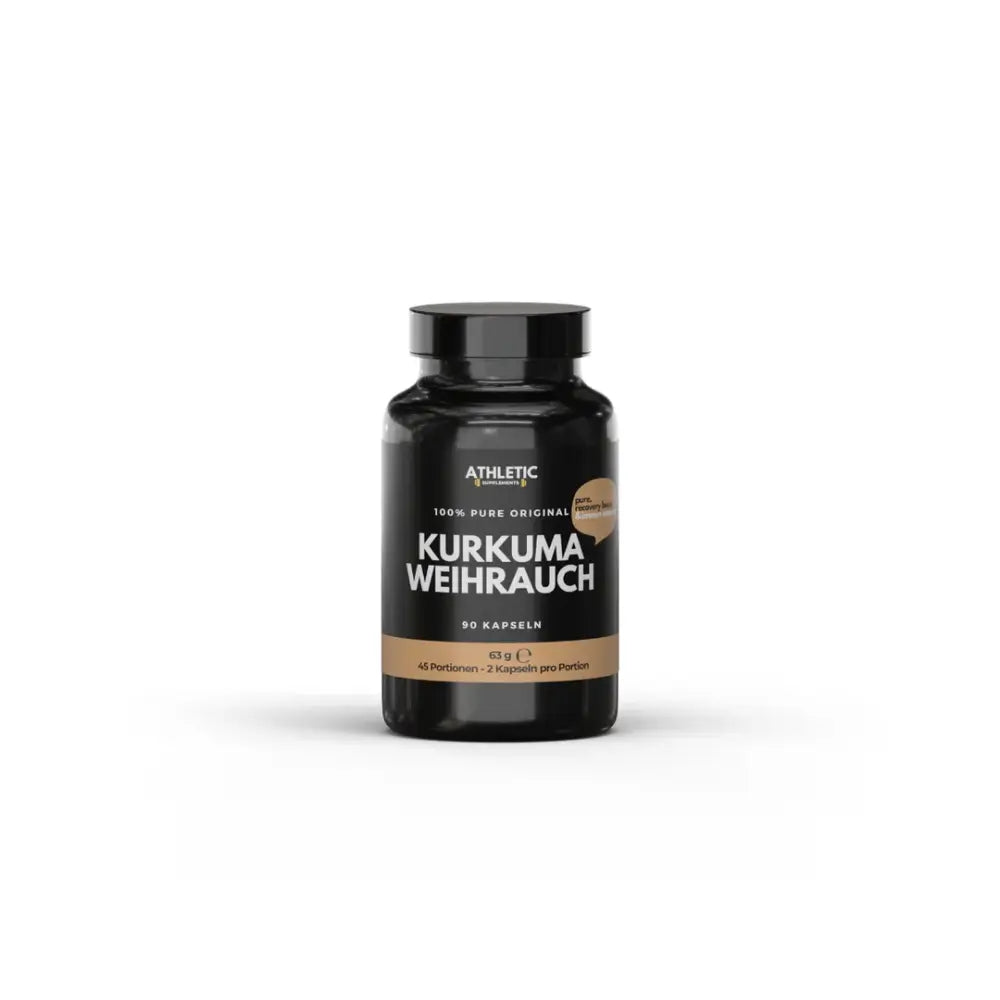 ATHLETIC SUPPLEMENTS Kurkuma Weihrauch Kapseln Pure