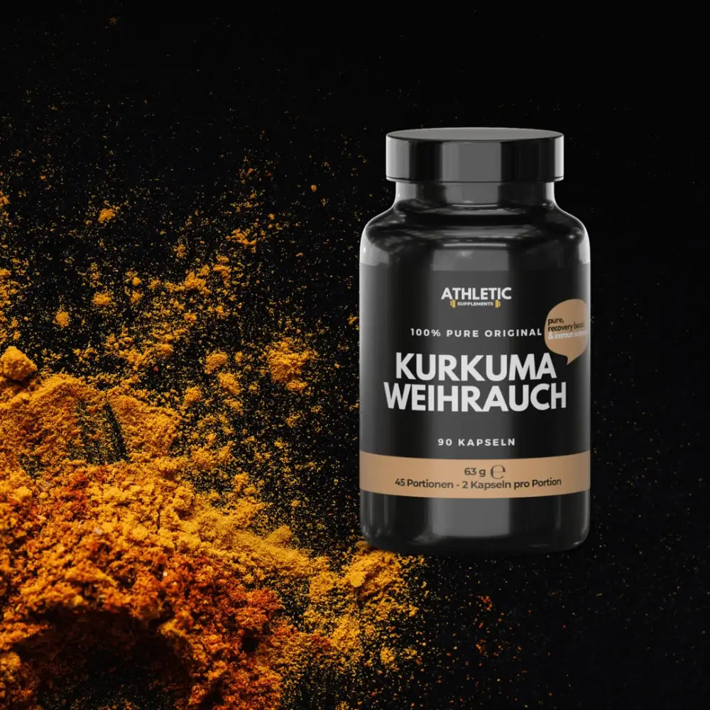 ATHLETIC SUPPLEMENTS Kurkuma Weihrauch Kapseln Pure