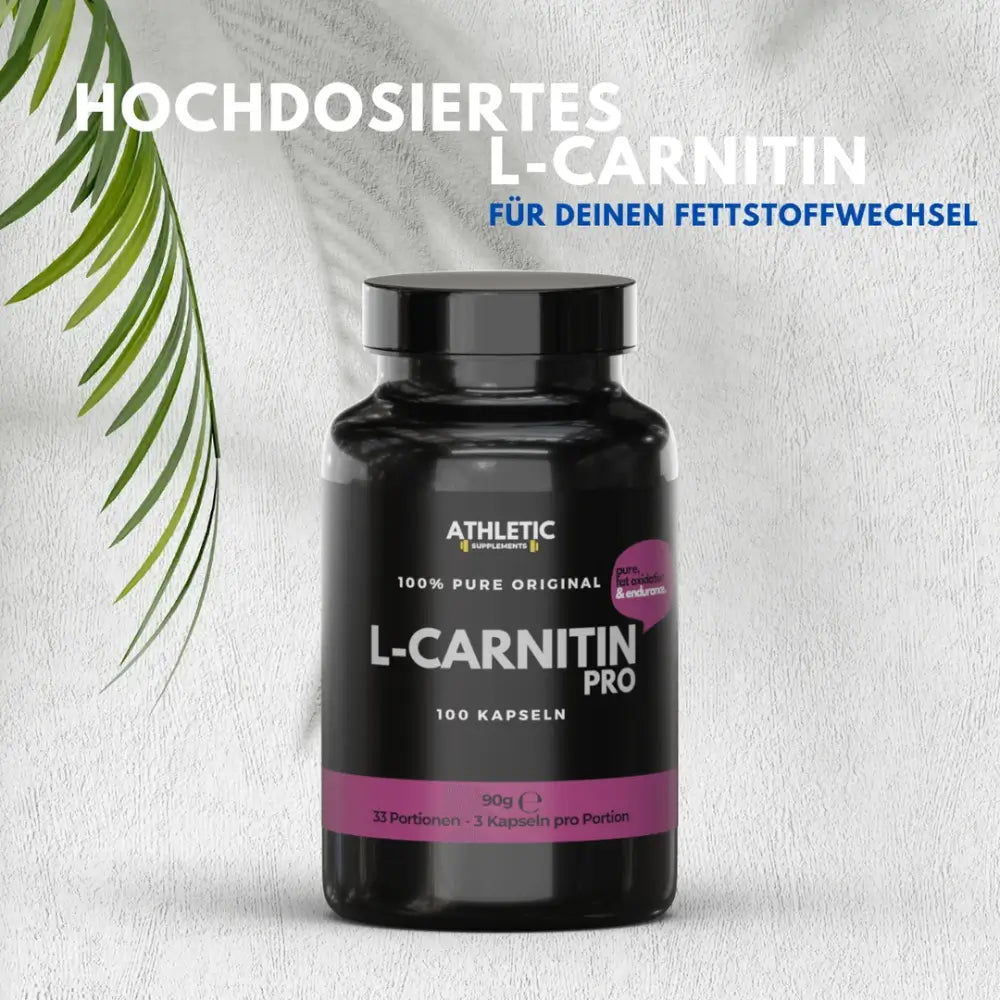 ATHLETIC SUPPLEMENTS L-Carnitin Kapseln Pro