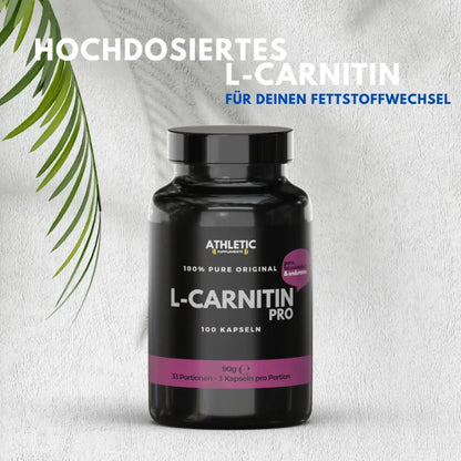 ATHLETIC SUPPLEMENTS L-Carnitin Kapseln Pro