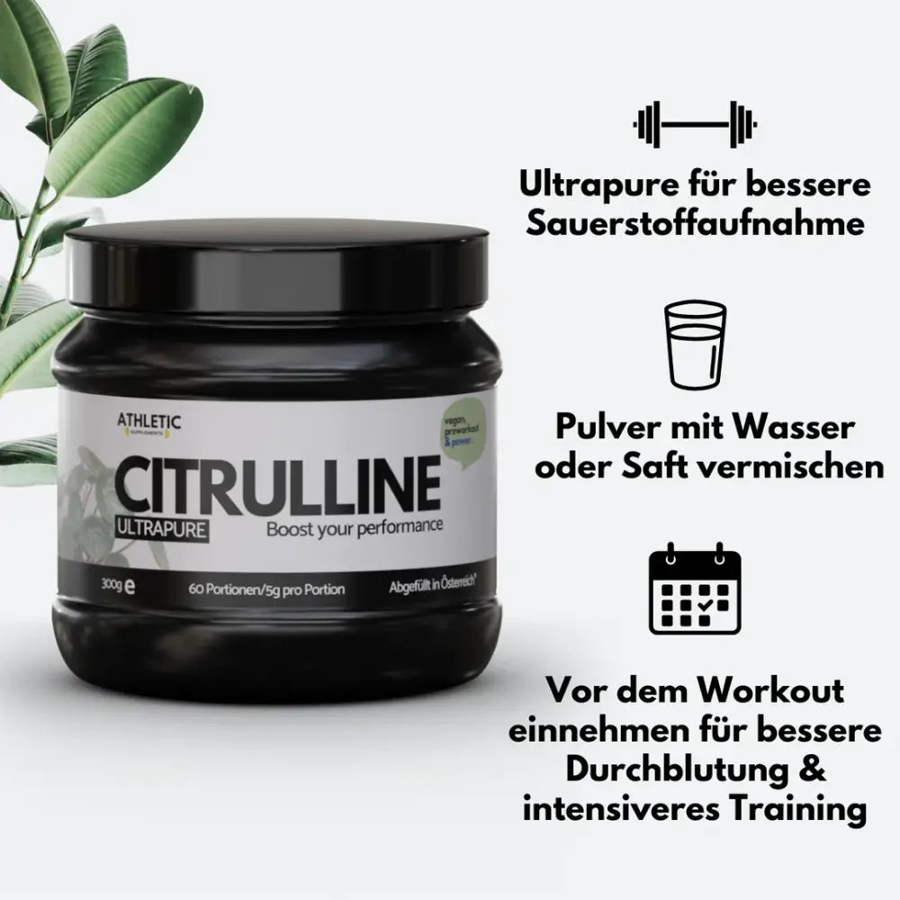ATHLETIC SUPPLEMENTS L-Citrullin Ultrapure 300g