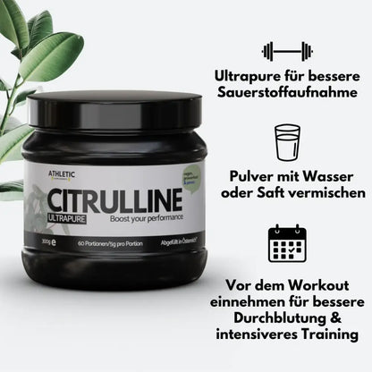 ATHLETIC SUPPLEMENTS L-Citrullin Ultrapure 300g