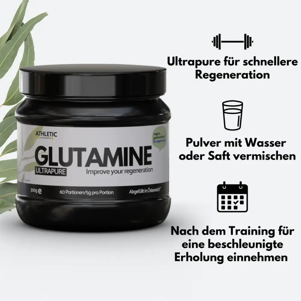 ATHLETIC SUPPLEMENTS L-Glutamin Ultrapure 300g