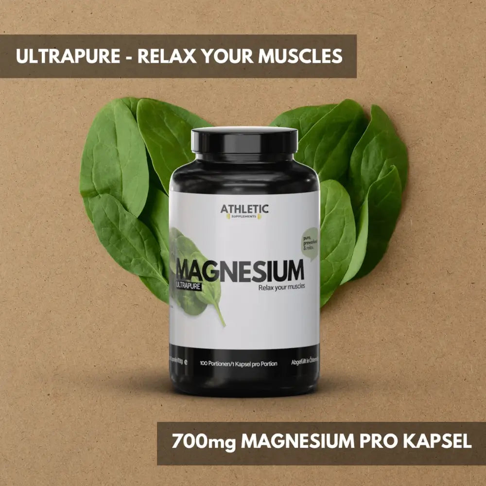 ATHLETIC SUPPLEMENTS Magnesium Kapseln Ultrapure
