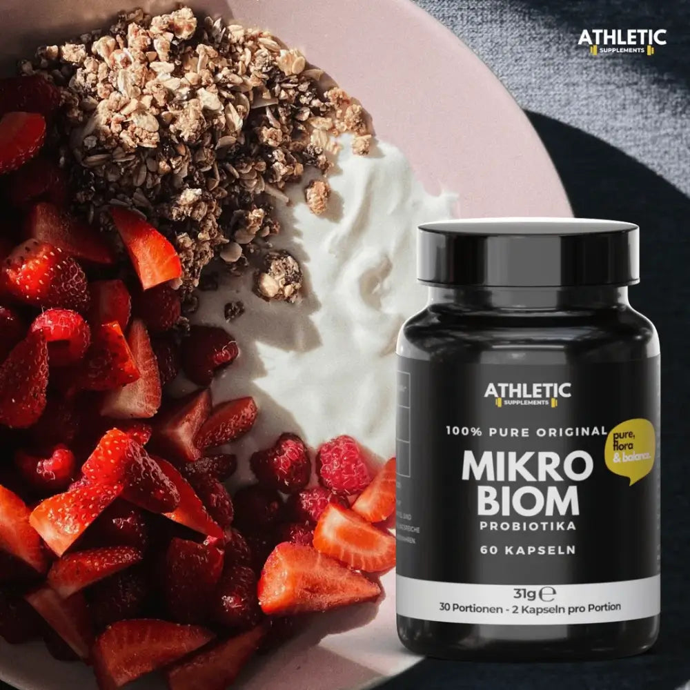 ATHLETIC SUPPLEMENTS Mikrobiom Probiotika Kapseln Pure