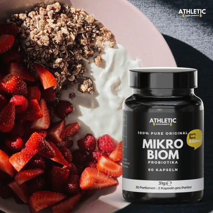 ATHLETIC SUPPLEMENTS Mikrobiom Probiotika Kapseln Pure