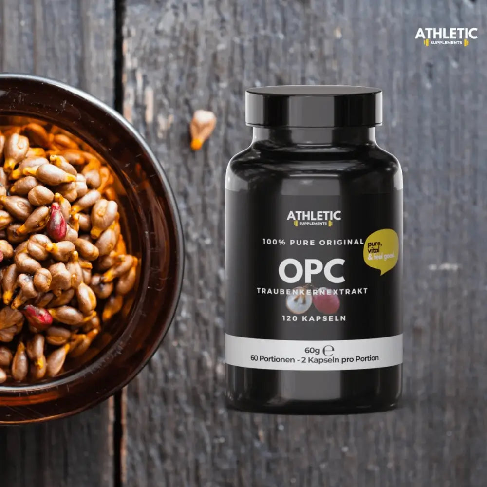 ATHLETIC SUPPLEMENTS OPC Traubenkernextrakt Kapseln Pure