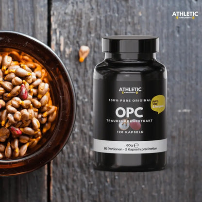 ATHLETIC SUPPLEMENTS OPC Traubenkernextrakt Kapseln Pure