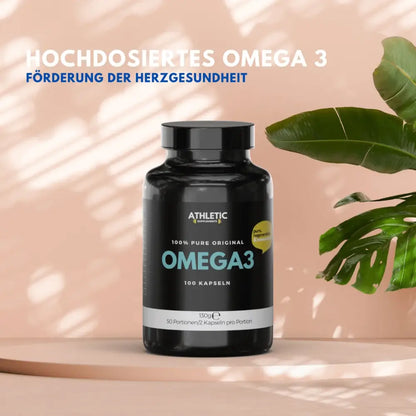 ATHLETIC SUPPLEMENTS Omega 3 Kapseln Pure