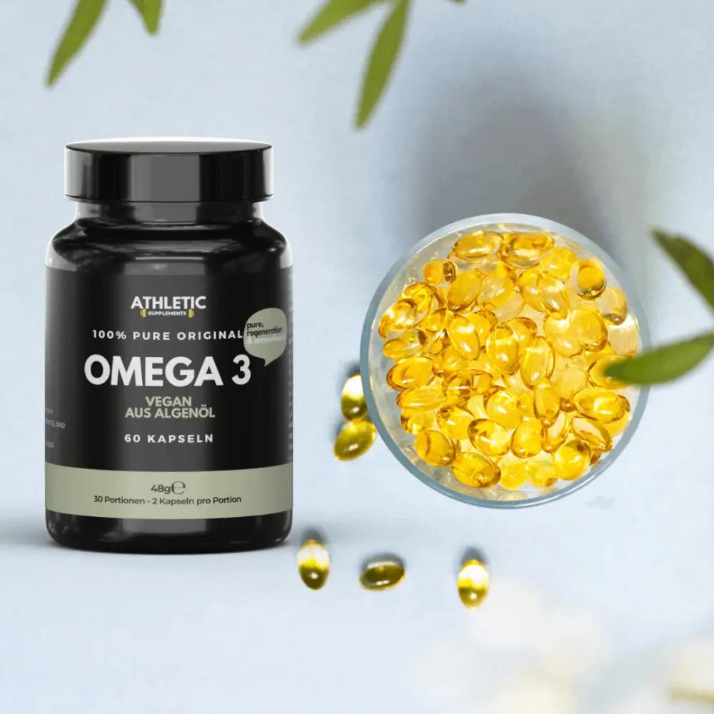 ATHLETIC SUPPLEMENTS Omega 3 Vegan Kapseln Pure