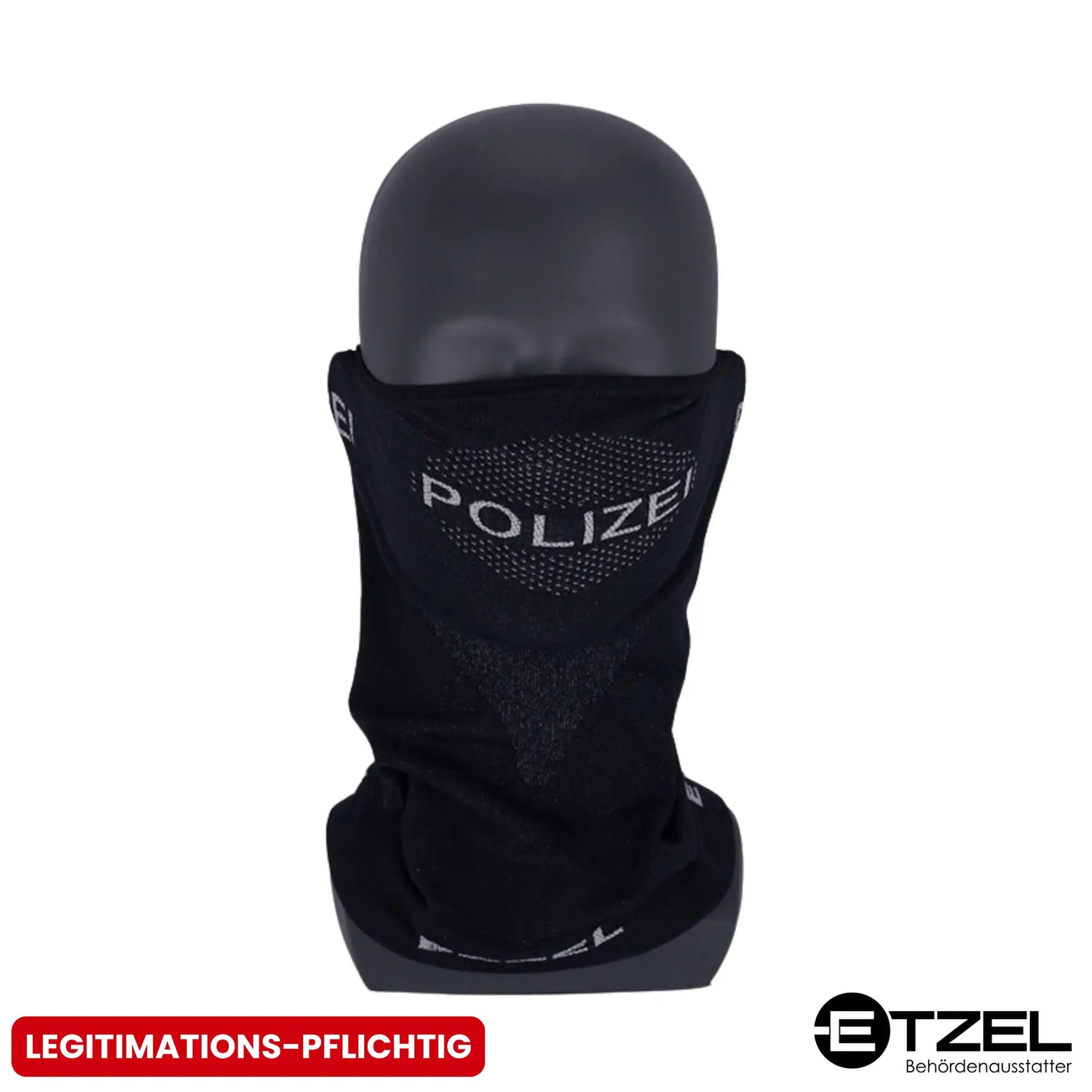 Tactical Face Shield „POLIZEI“ schwarz, universal