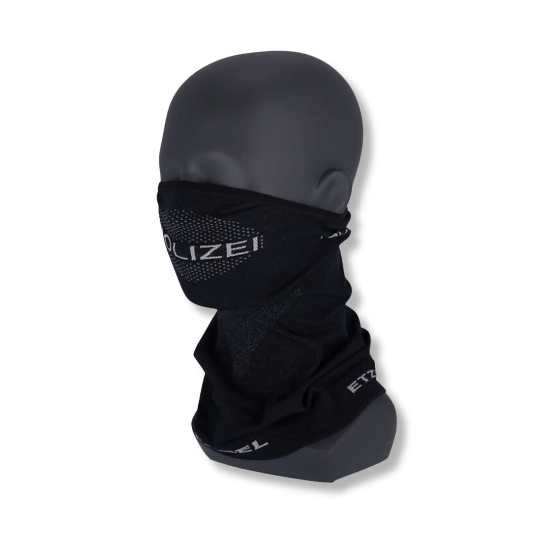 ETZEL® Tactical Face Shield „POLIZEI“ schwarz, universal