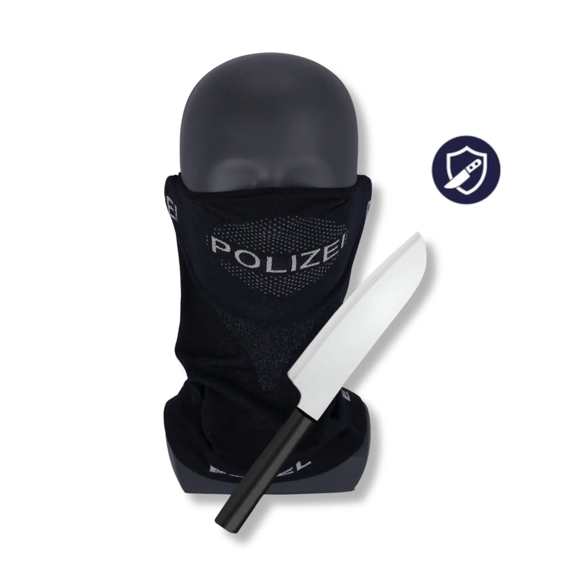 ETZEL® Tactical Face Shield „POLIZEI“ mit Schnittschutz